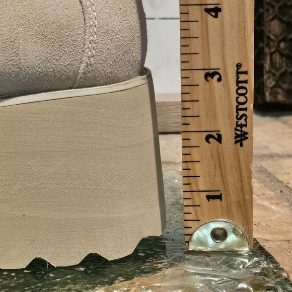 Volatile Shagg 90's Platform Chunky Leather Shoes Clarks Wmns 10 - Picture 4 of 6